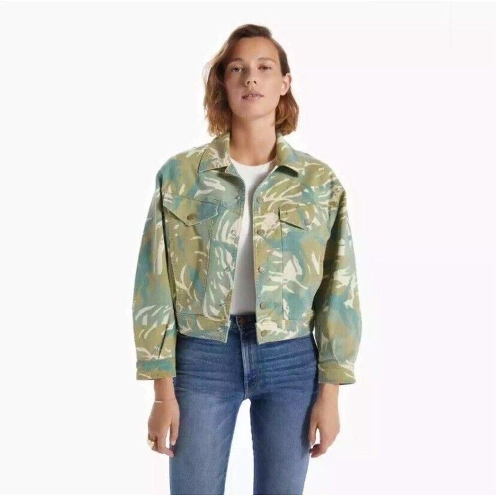 Mother The Fly Away Jacket In Tropical Camo - XS